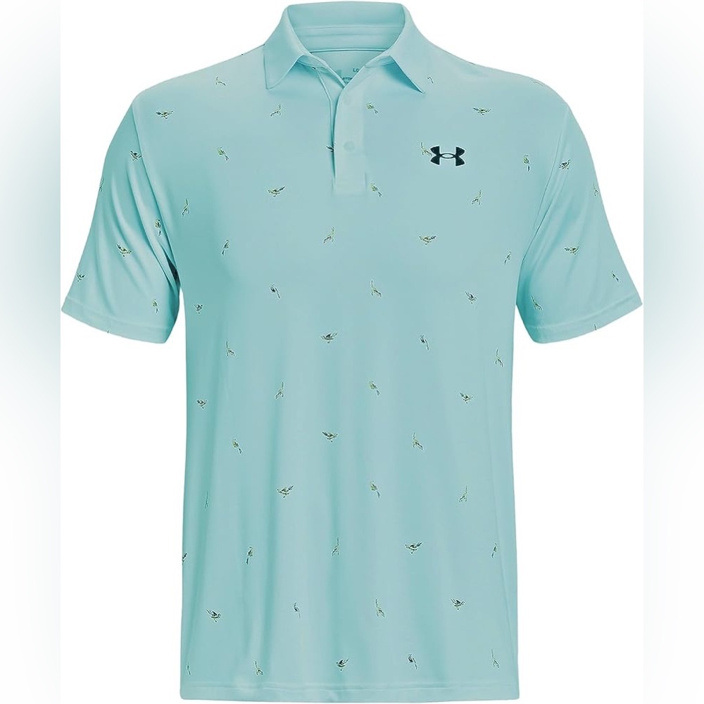 NWOT ($69) Men’s Small Under Armour Men's UA Playoff 2.0 Bird Print Polo